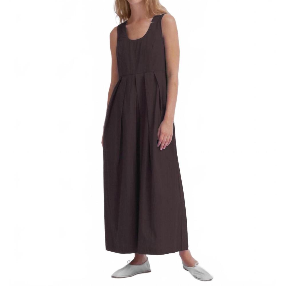 NEW SAYAKA DAVIS wide leg jumpsuit in chocolate